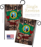 State Washington Home Sweet Home - States Americana Vertical Impressions Decorative Flags HG191113 Made In USA