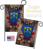 State Nevada Home Sweet Home - States Americana Vertical Impressions Decorative Flags HG191114 Made In USA