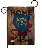 State Nevada Home Sweet Home - States Americana Vertical Impressions Decorative Flags HG191114 Made In USA