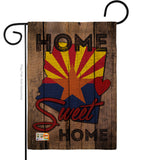 State Arizona Home Sweet Home - States Americana Vertical Impressions Decorative Flags HG191115 Made In USA