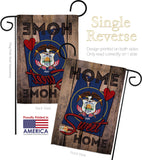 State Utah Home Sweet Home - States Americana Vertical Impressions Decorative Flags HG191116 Made In USA