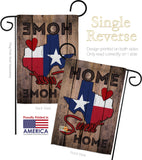 State Texas Home Sweet Home - States Americana Vertical Impressions Decorative Flags HG191119 Made In USA