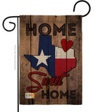 State Texas Home Sweet Home - States Americana Vertical Impressions Decorative Flags HG191119 Made In USA
