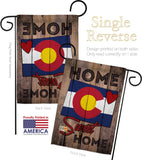 State Colorado Home Sweet Home - States Americana Vertical Impressions Decorative Flags HG191120 Made In USA