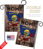 State Montana Home Sweet Home - States Americana Vertical Impressions Decorative Flags HG191122 Made In USA