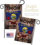 State Montana Home Sweet Home - States Americana Vertical Impressions Decorative Flags HG191122 Made In USA