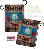 State South Dakota Home Sweet Home - States Americana Vertical Impressions Decorative Flags HG191124 Made In USA