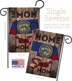 State Nebraska Home Sweet Home - States Americana Vertical Impressions Decorative Flags HG191125 Made In USA