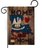 State Louisiana Home Sweet Home - States Americana Vertical Impressions Decorative Flags HG191130 Made In USA