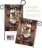 State Illinois Home Sweet Home - States Americana Vertical Impressions Decorative Flags HG191134 Made In USA