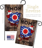 State Ohio Home Sweet Home - States Americana Vertical Impressions Decorative Flags HG191137 Made In USA