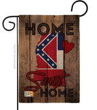 State Mississippi Home Sweet Home - States Americana Vertical Impressions Decorative Flags HG191138 Made In USA