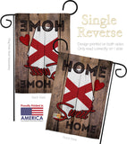 State Alabama Home Sweet Home - States Americana Vertical Impressions Decorative Flags HG191140 Made In USA