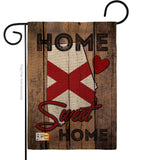 State Alabama Home Sweet Home - States Americana Vertical Impressions Decorative Flags HG191140 Made In USA