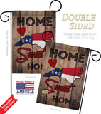 State North Carolina Home Sweet Home - States Americana Vertical Impressions Decorative Flags HG191144 Made In USA