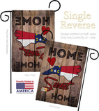 State North Carolina Home Sweet Home - States Americana Vertical Impressions Decorative Flags HG191144 Made In USA