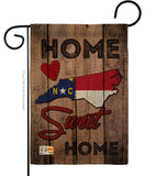 State North Carolina Home Sweet Home - States Americana Vertical Impressions Decorative Flags HG191144 Made In USA