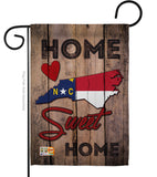 State North Carolina Home Sweet Home - States Americana Vertical Impressions Decorative Flags HG191144 Made In USA