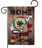 State West Virginia Home Sweet Home - States Americana Vertical Impressions Decorative Flags HG191146 Made In USA