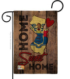 State New Jersey Home Sweet Home - States Americana Vertical Impressions Decorative Flags HG191150 Made In USA