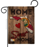 State Florida Home Sweet Home - States Americana Vertical Impressions Decorative Flags HG191151 Made In USA