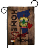 State Vermont Home Sweet Home - States Americana Vertical Impressions Decorative Flags HG191153 Made In USA