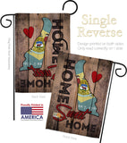 State Delaware Home Sweet Home - States Americana Vertical Impressions Decorative Flags HG191154 Made In USA