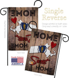 State Massachusetts Home Sweet Home - States Americana Vertical Impressions Decorative Flags HG191155 Made In USA