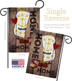 State Rhode Island Home Sweet Home - States Americana Vertical Impressions Decorative Flags HG191156 Made In USA