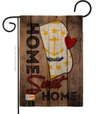 State Rhode Island Home Sweet Home - States Americana Vertical Impressions Decorative Flags HG191156 Made In USA