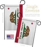 California - States Americana Vertical Impressions Decorative Flags HG191505 Made In USA