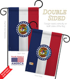 Missouri - States Americana Vertical Impressions Decorative Flags HG191526 Made In USA