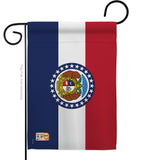 Missouri - States Americana Vertical Impressions Decorative Flags HG191526 Made In USA