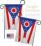 Ohio - States Americana Vertical Impressions Decorative Flags HG191536 Made In USA