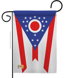 Ohio - States Americana Vertical Impressions Decorative Flags HG191536 Made In USA