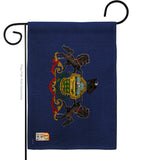 Pennsylvania - States Americana Vertical Impressions Decorative Flags HG191539 Made In USA