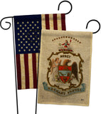 Coat of arms of Arkansas - States Americana Vertical Impressions Decorative Flags HG141209 Made In USA