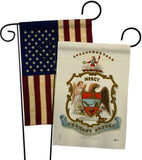 Coat of arms of Arkansas - States Americana Vertical Impressions Decorative Flags HG141209 Made In USA