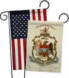 Coat of arms of Arkansas - States Americana Vertical Impressions Decorative Flags HG141209 Made In USA