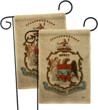 Coat of arms of Arkansas - States Americana Vertical Impressions Decorative Flags HG141209 Made In USA