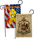 Coat of arms of Arkansas - States Americana Vertical Impressions Decorative Flags HG141209 Made In USA