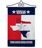 Texas Lone Star State - States Americana Vertical Impressions Decorative Flags HG108021 Made In USA