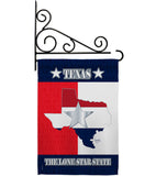 Texas Lone Star State - States Americana Vertical Impressions Decorative Flags HG108021 Made In USA