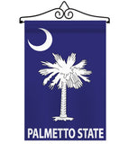 Palmetto State - States Americana Vertical Applique Decorative Flags HG108023