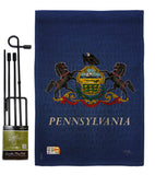 Pennsylvania - States Americana Vertical Impressions Decorative Flags HG108081 Made In USA