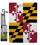 Maryland - States Americana Vertical Impressions Decorative Flags HG108102 Made In USA