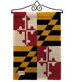 Maryland - States Americana Vertical Impressions Decorative Flags HG108102 Made In USA