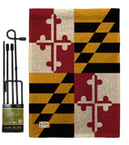 Maryland - States Americana Vertical Impressions Decorative Flags HG108102 Made In USA