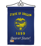 Oregon - States Americana Vertical Impressions Decorative Flags HG108109 Made In USA