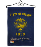 Oregon - States Americana Vertical Impressions Decorative Flags HG108109 Made In USA